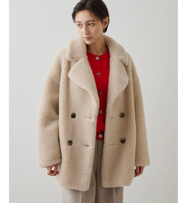 THE PAUSE「【THE PAUSE】ボアダブルコート」|その他|