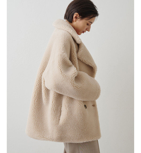 THE PAUSE「【THE PAUSE】ボアダブルコート」|その他|