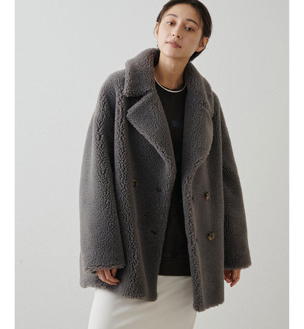 THE PAUSE「【THE PAUSE】ボアダブルコート」|その他|