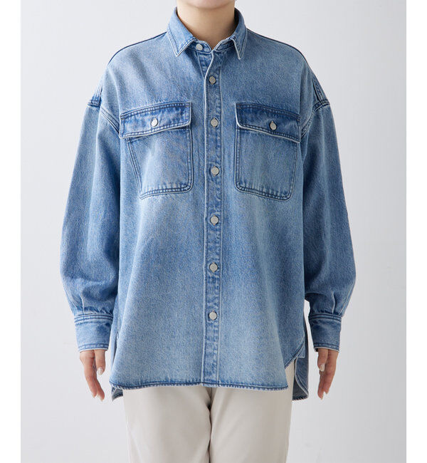  「ドロップデニムシャツ」|シャツ・ブラウス|
