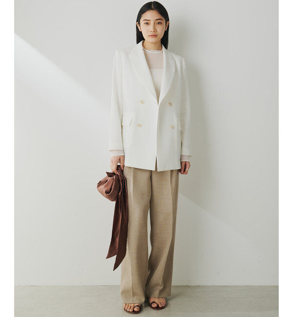  「シアーダブルジャケット」|テーラードジャケット|