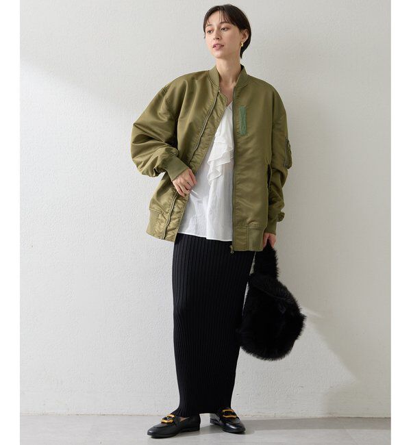  「《12/27 予約スタート》【インフルエンサーコラボ】ナイロンMA-1」|その他|