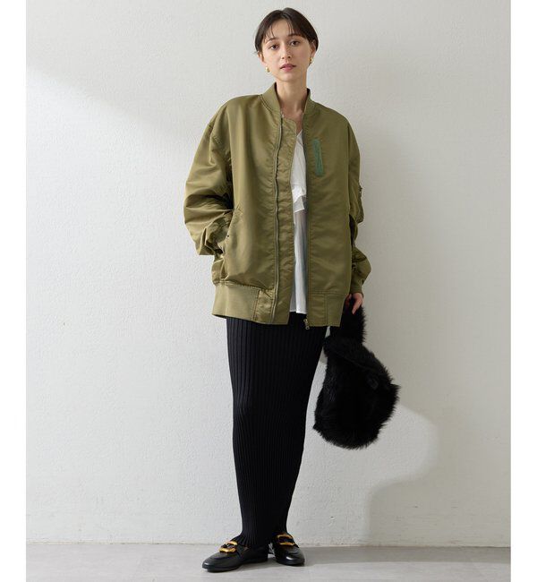  「《12/27 予約スタート》【インフルエンサーコラボ】ナイロンMA-1」|その他|