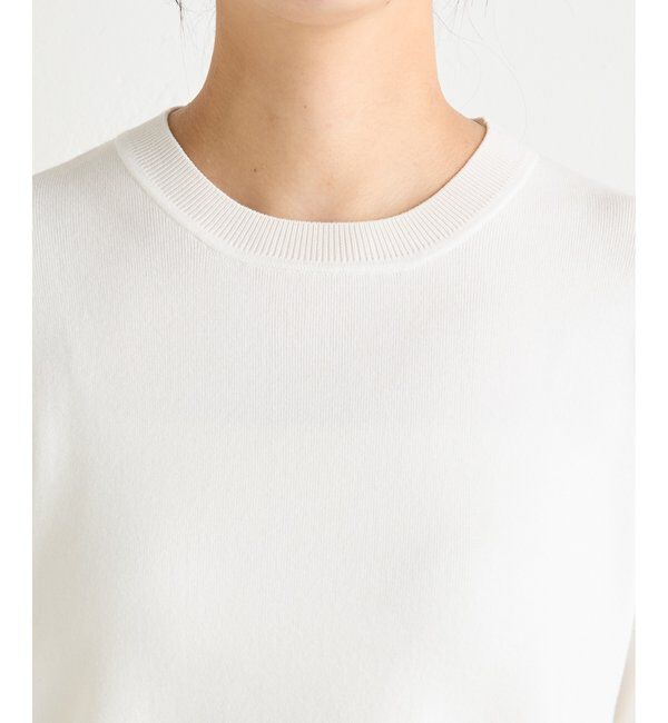 Drawing Numbers「【Drawing Numbers】コットン袖パフニットプルオーバー」|ニット・セーター|