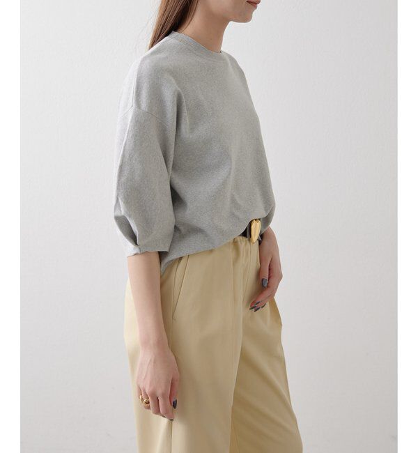 Drawing Numbers「【Drawing Numbers】コットン袖パフニットプルオーバー」|ニット・セーター|