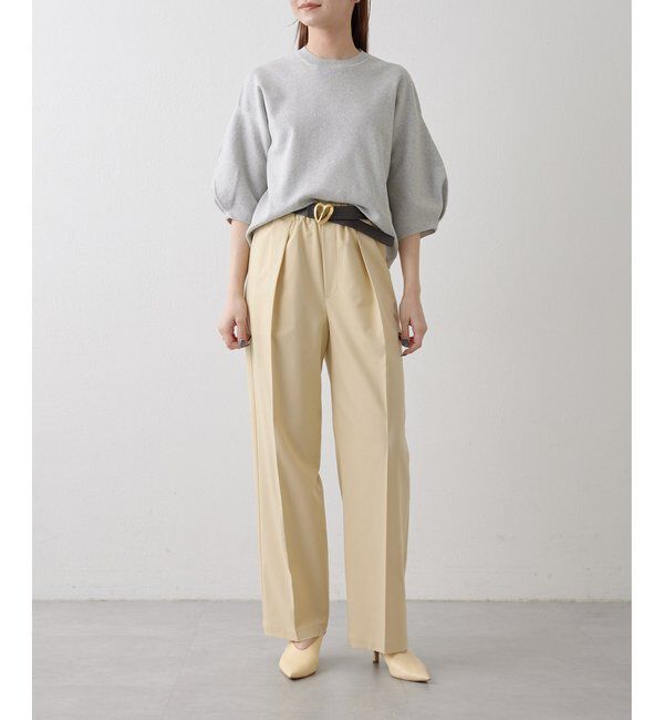 Drawing Numbers「【Drawing Numbers】コットン袖パフニットプルオーバー」|ニット・セーター|