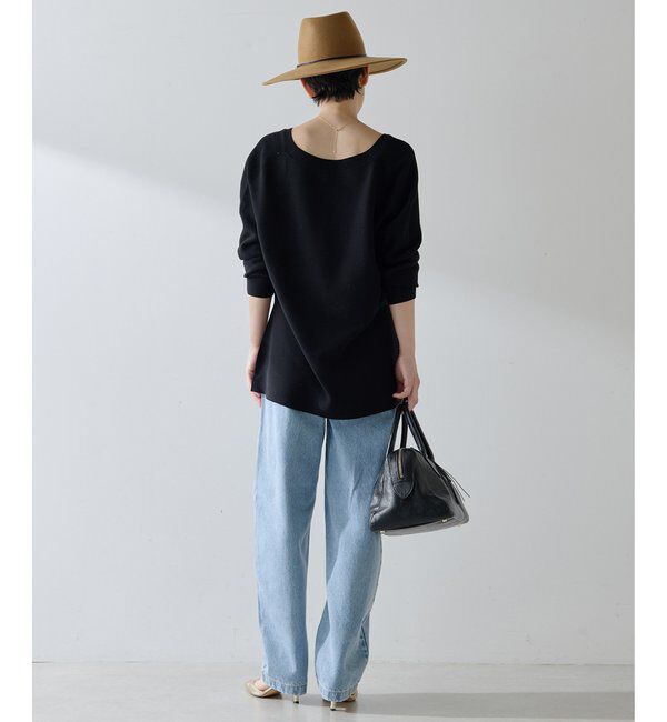 THE PAUSE「【THE PAUSE】ハイウエストカーブデニムパンツ」|チノ|