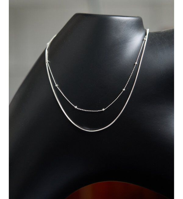 THE PAUSE「【THE PAUSE】ダブルチェーンネックレス」|リング|