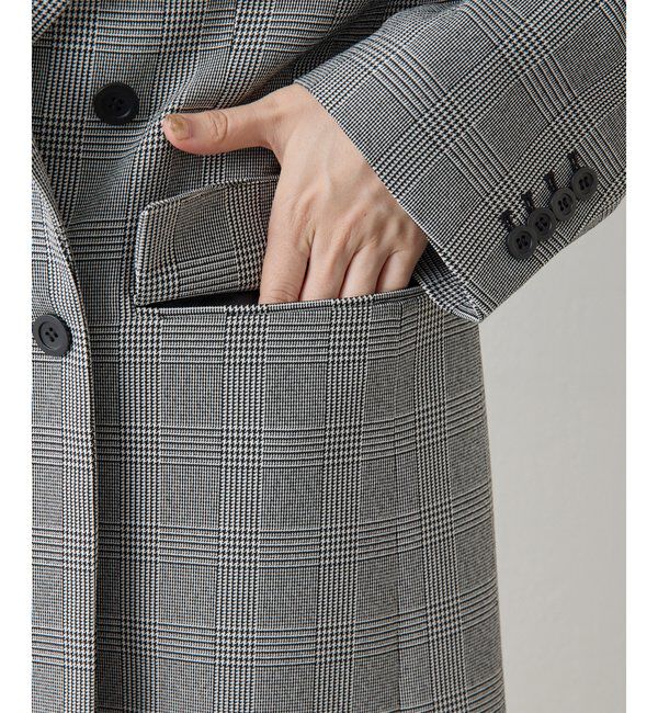 THE PAUSE「【THE PAUSE】チェックダブルジャケット」|テーラードジャケット|