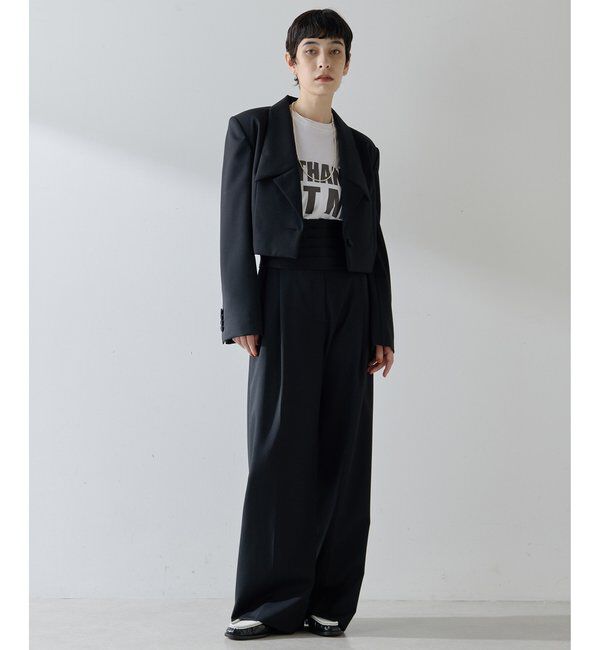  「カマーベルトタックパンツ」|チノ|