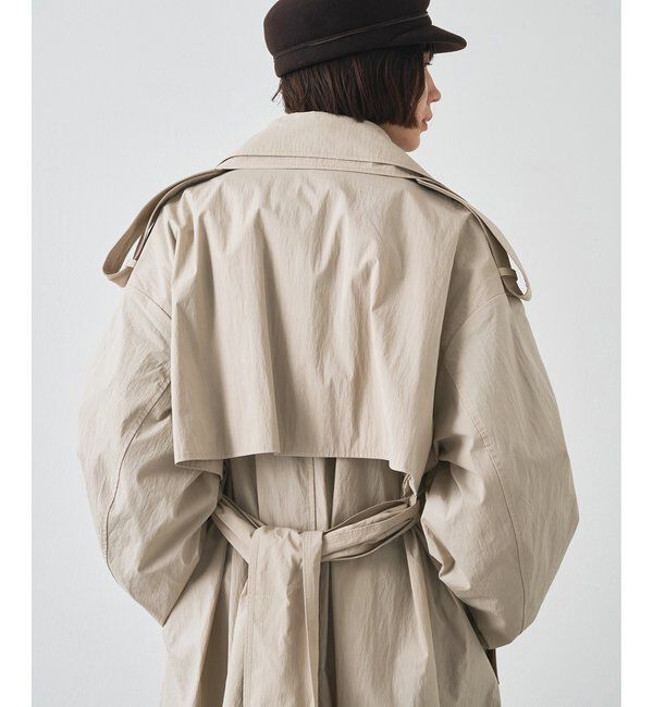  「ロングトレンチコート」|トレンチコート|