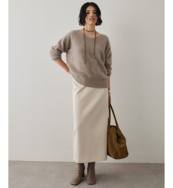  「ハイウエストジャージースカート」|スカート|