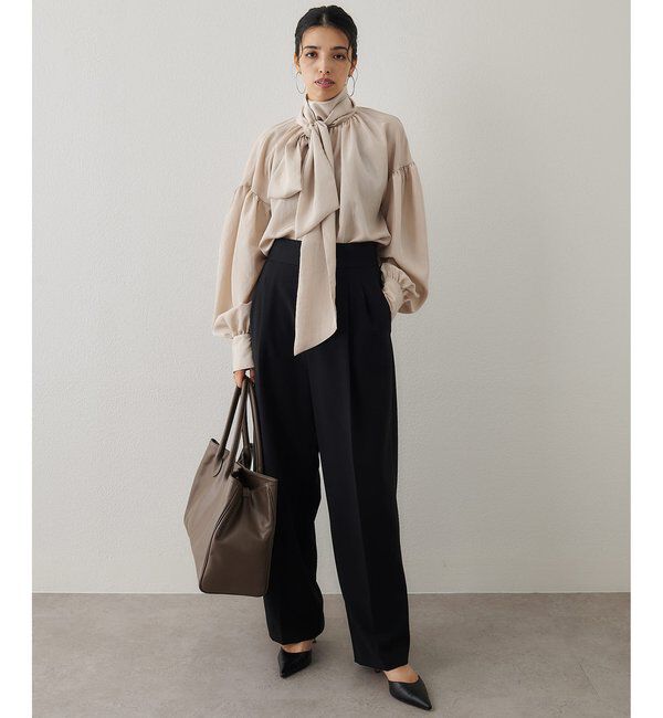  「ハイウエストサスペンダーパンツ」|チノ|