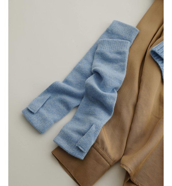 Hoaw.「【Hoaw.】カシミヤアームウォーマー」|その他|サックスブルー