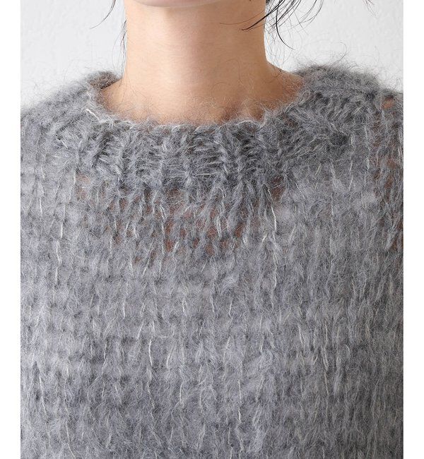  「ハンドクルーニットプルオーバー」|ニット・セーター|