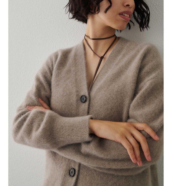  「フォックスウールロングカーディガン」|ニット・セーター|