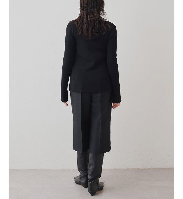  「リブニットクループルオーバー」|ニット・セーター|