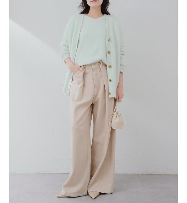  「フォックスウール Vネックプルオーバー」|ニット・セーター|