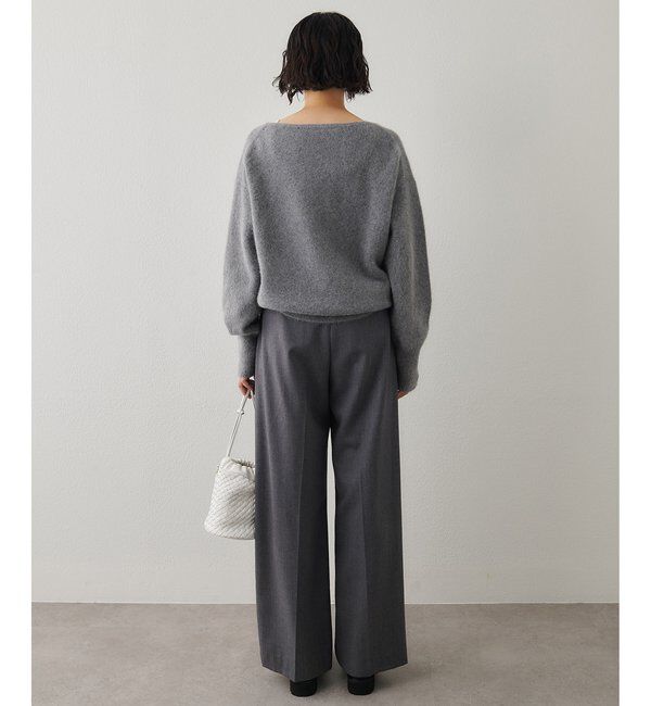  「フォックスウール Vネックプルオーバー」|ニット・セーター|