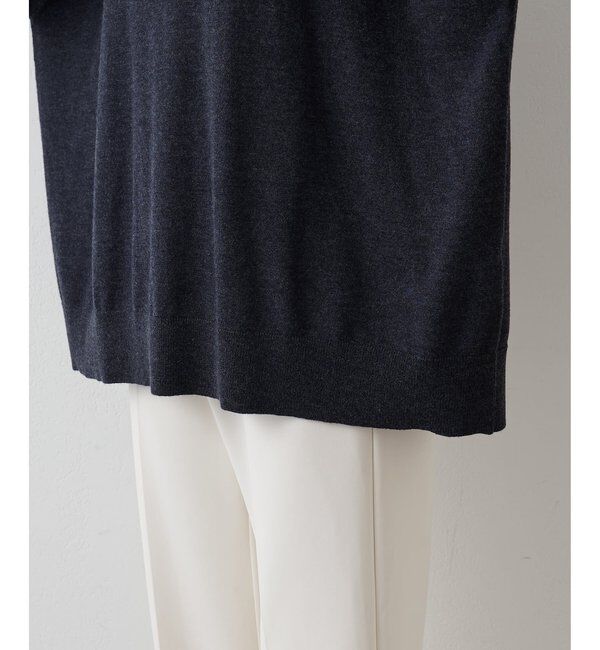  「ハイゲージワイドタートルプルオーバー」|ニット・セーター|