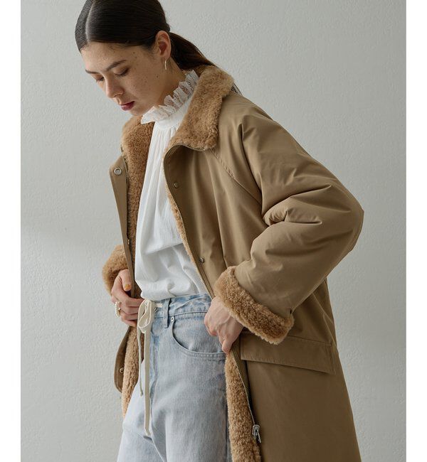  「リバーシブルボアコート」|その他|