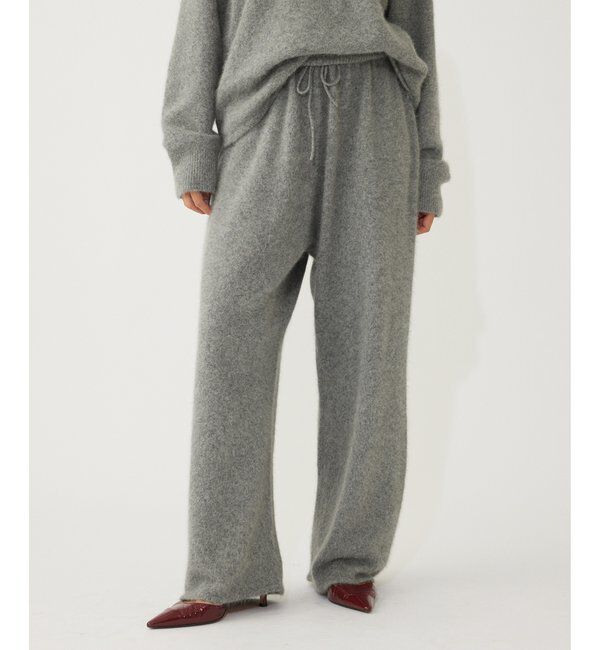 THE PAUSE「【THE PAUSE】ファーニットドロストパンツ」|チノ|