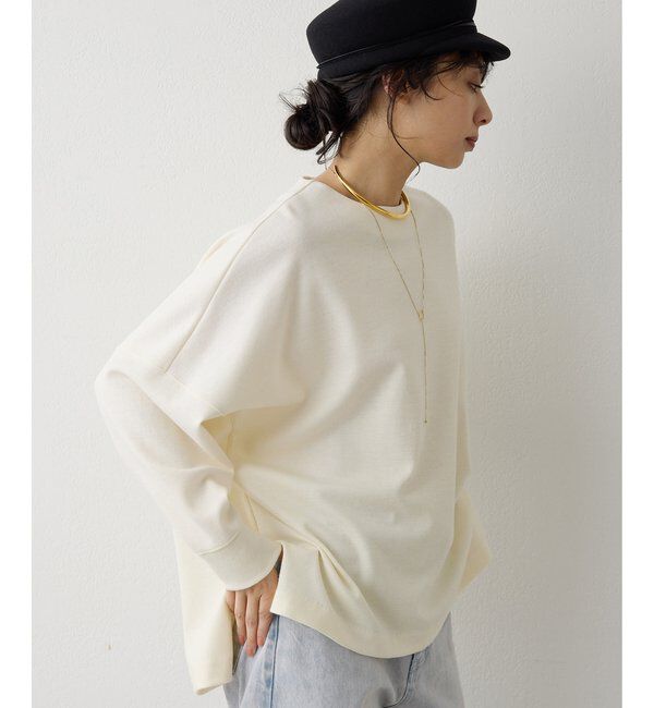  「圧縮スムースワイドプルオーバー」|Tシャツ・カットソー|