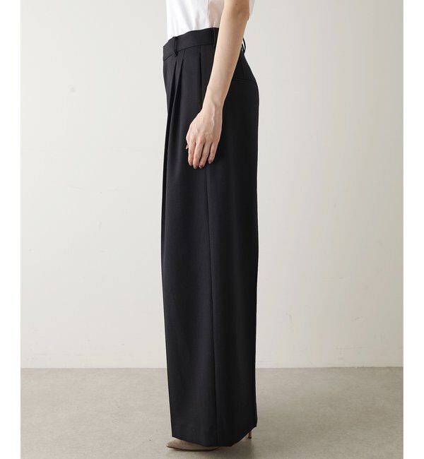  「ワイドタックパンツ」|チノ|