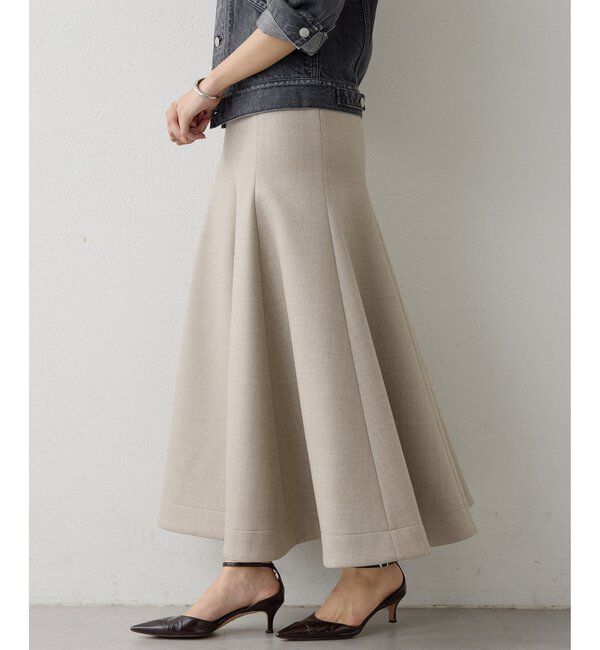  「ボンディングウールスカート」|スカート|