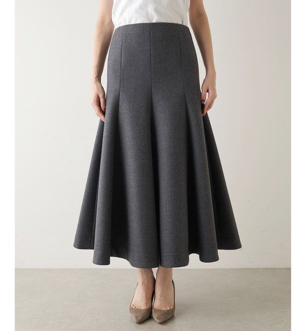  「ボンディングウールスカート」|スカート|