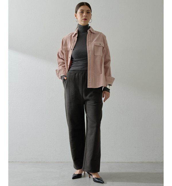  「裏毛ワイドパンツ」|チノ|