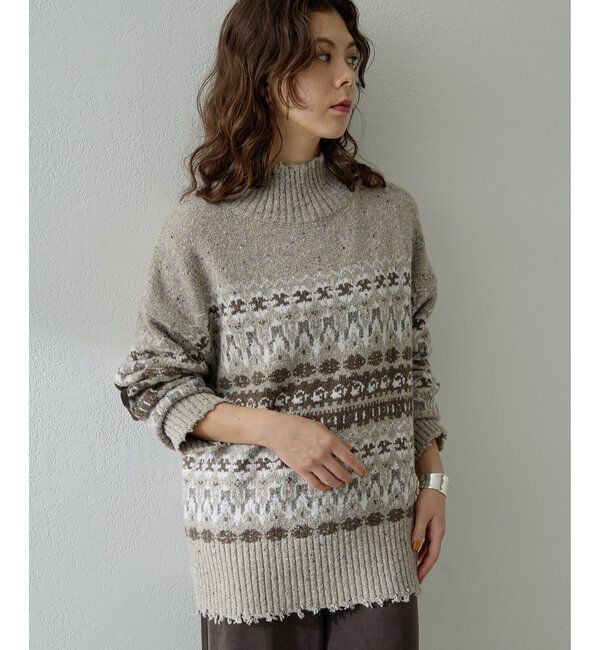  「フェアアイルプルオーバー」|ニット・セーター|