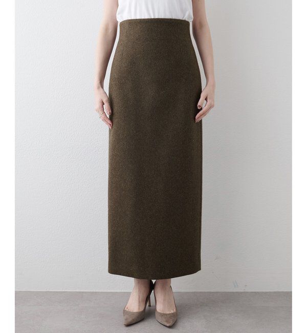  「メルトンスリットスカート」|スカート|