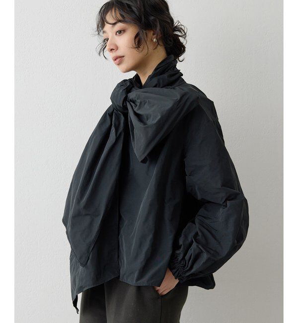  「メモリータフタボウブラウス」|シャツ・ブラウス|