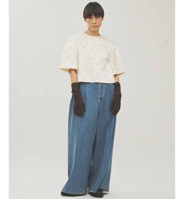  「ボンボンジャガードブラウス」|シャツ・ブラウス|