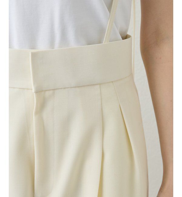  「ハイウエストタックパンツ」|チノ|