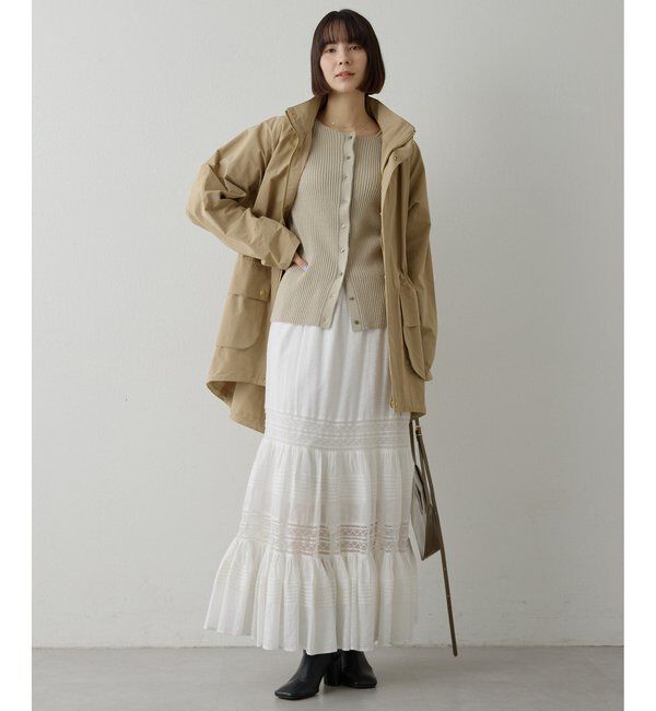  「RAW SILK リブカーディガン」|ニット・セーター|