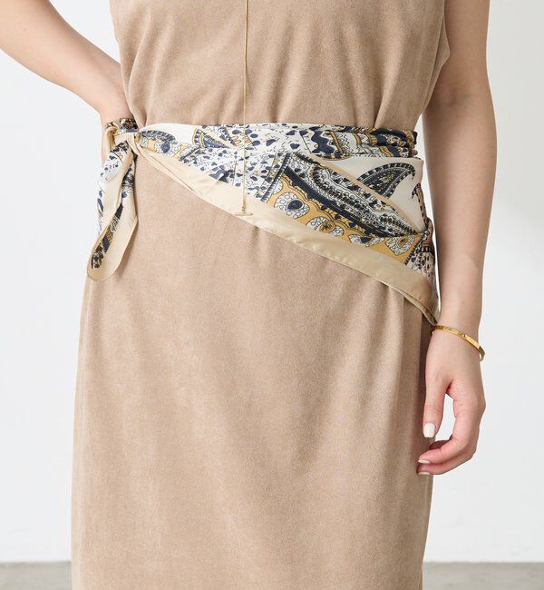  「【PAPILLONNER/パピヨネ】ペイズリースカーフ」|マフラー|