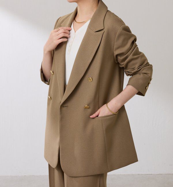  「ウールライクダブルジャケット」|デニムジャケット|