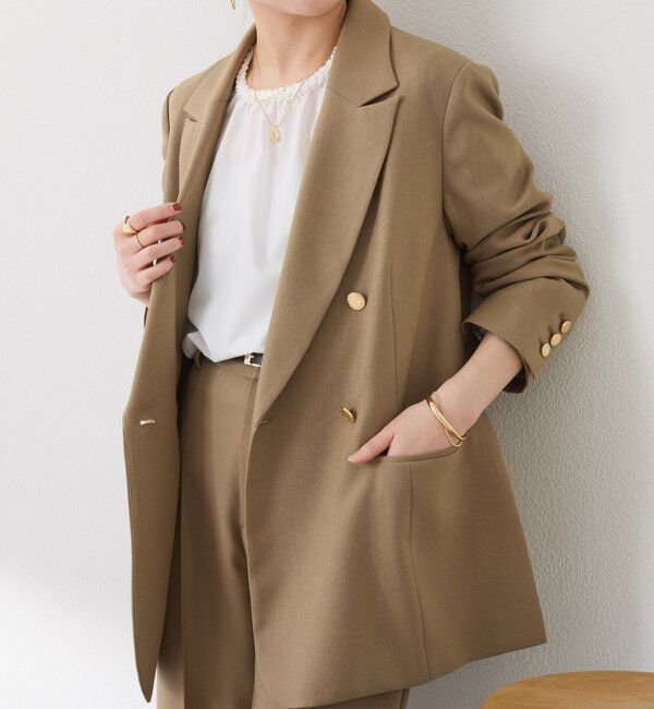  「ウールライクダブルジャケット」|デニムジャケット|