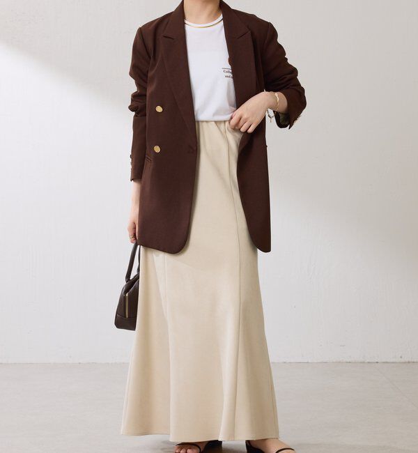  「スエードタッチマーメイドスカート」|スカート|