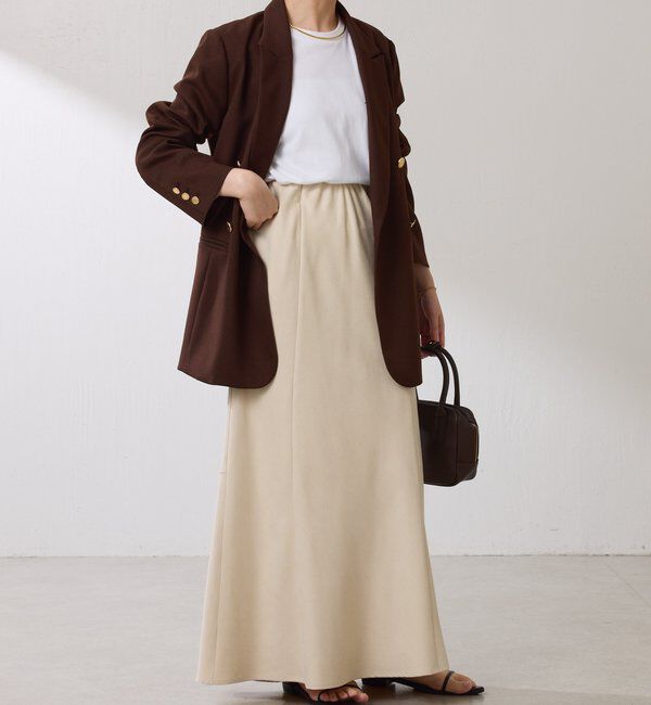  「スエードタッチマーメイドスカート」|スカート|