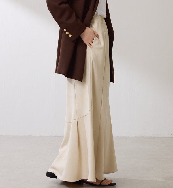  「スエードタッチマーメイドスカート」|スカート|