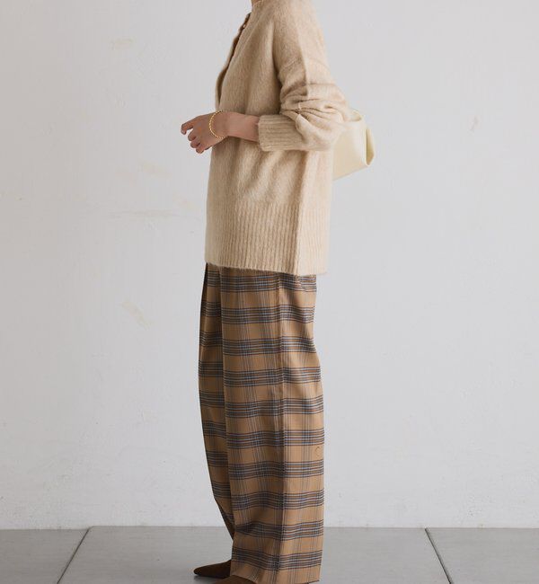  「ウールライクタックパンツ」|チノ|