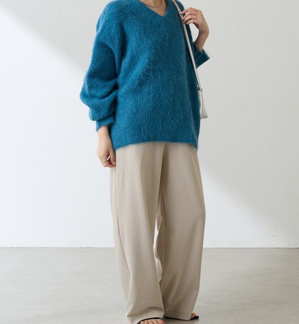  「ロゴベルトトリコットパンツ」|チノ|