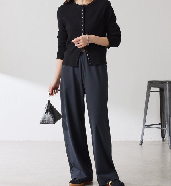  「ロゴベルトトリコットパンツ」|チノ|