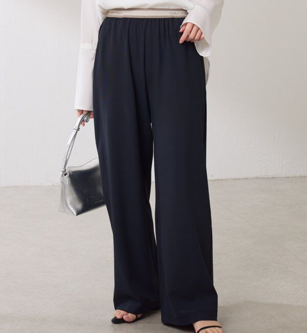  「ロゴベルトトリコットパンツ」|チノ|