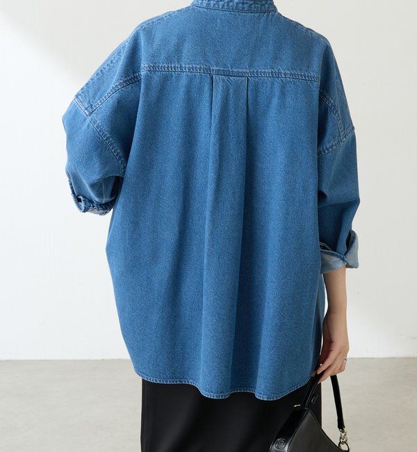  「Q.anos デニムシャツジャケット」|シャツ・ブラウス|