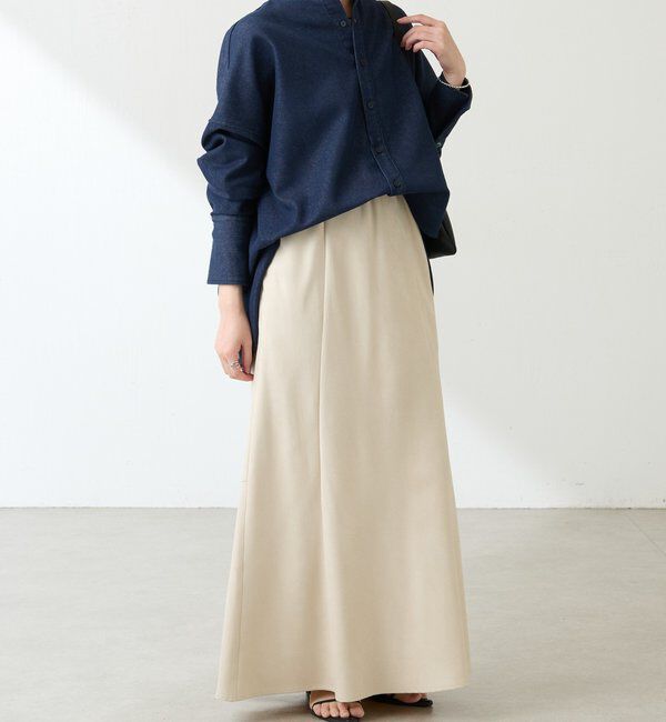  「Q.anos デニムシャツジャケット」|シャツ・ブラウス|