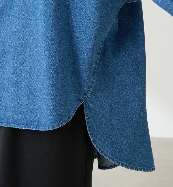  「Q.anos デニムシャツジャケット」|シャツ・ブラウス|
